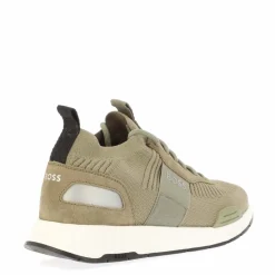 Trainers|Footwear*Boss Titanium Running Trainers in Green