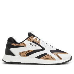 Trainers|Footwear*Boss Titanium Running Trainers in Beige