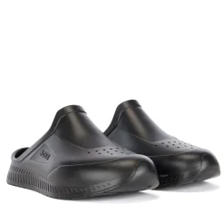 Beach Shoes*Boss Titanium-R Sliders in Black