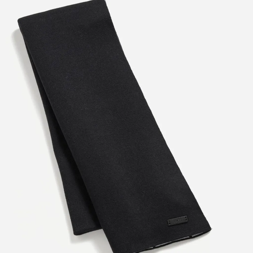 Gloves-Scarves-Umbrellas*Boss Ulfino Scarf Set in Black