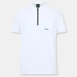 Polo Shirts*Boss Urban Tech Regular Fit Polo Shirt in White