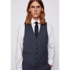 Formalwear*Boss Wilson Waistcoat in Dark Blue