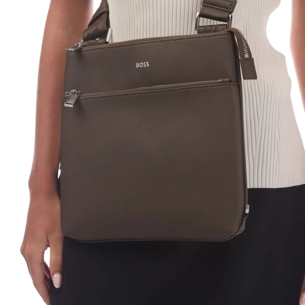 Bags*Boss Zair Zipped Envelope Bag in Green