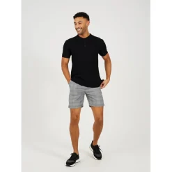 Shorts*Brave Soul Dyed Check Shorts in Grey