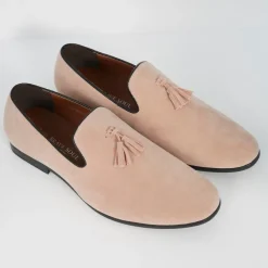 Shoes*Brave Soul Faux Suede Loafer in Pink