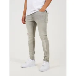 Jeans*Brave Soul Fit Distressed Jean in Blue