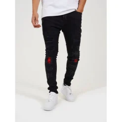 Jeans*Brave Soul Jean With Contrast Panels in Grey