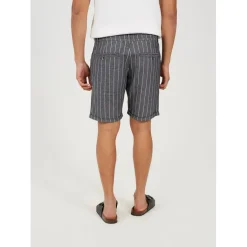 Shorts*Brave Soul Pinstripe Shorts in Grey