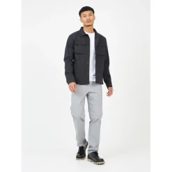 Coats And Jackets*Brave Soul Pocket Shacket in Black