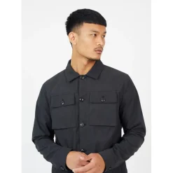 Coats And Jackets*Brave Soul Pocket Shacket in Black