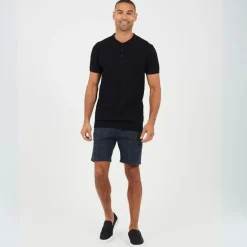 Shorts*Brave Soul Print Cotton Twill Shorts in Green