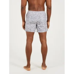 Shorts*Brave Soul Print Swim Shorts in Grey