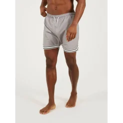 Shorts*Brave Soul Short With Stripe in Grey