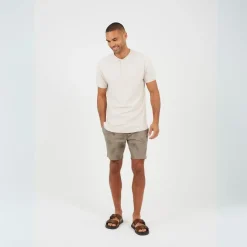Shorts*Brave Soul Shorts With Leaf Print in Grey