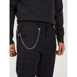Trousers*Brave Soul Trouser With Chain in Black