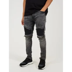 Jeans*Brave Soul Wash Biker Jean in Black