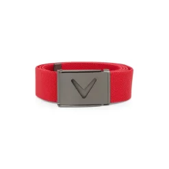 Belts*Callaway Lg Web Belt in Red