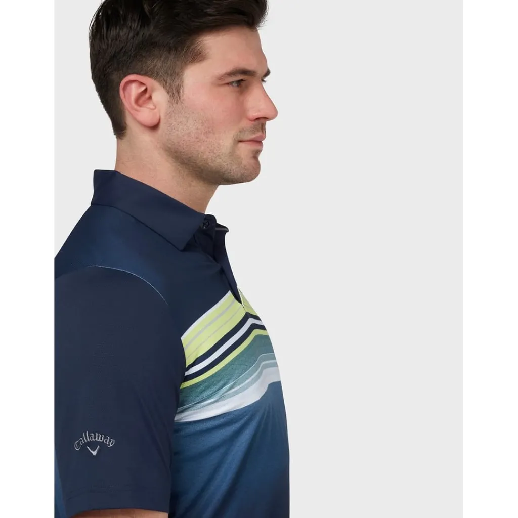 Polo Shirts*Callaway Regular Fit Short Sleeve Shirt in Blue