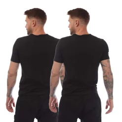 T-Shirts And Vests*Calvin Klein 2 Pack of Essential Crew T-Shirts in Black
