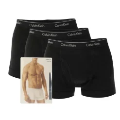 Underwear And Socks*Calvin Klein 3 Pack of Low Rise Trunks in Black