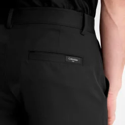 Fitness And Gym Shorts*Calvin Klein Golf Logo Print Chino Bermuda Shorts in Black