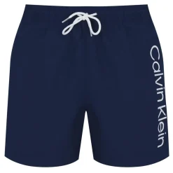 Shorts*Calvin Klein Large Logo Swim Shorts in Blue
