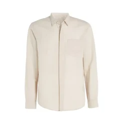 Shirts*Calvin Klein Linen Cotton Regular Fit Shirt in Beige