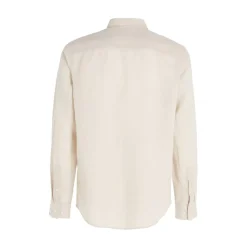 Shirts*Calvin Klein Linen Cotton Regular Fit Shirt in Beige