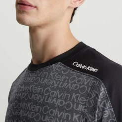 T-Shirts And Vests*Calvin Klein Logo Mesh Gym T-Shirt in Black