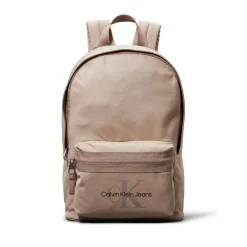 Bags*Calvin Klein Logo Round Backpack in Grey