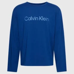 Underwear And Socks|T-Shirts And Vests*Calvin Klein Long Sleeve Lounge T-Shirt in Blue