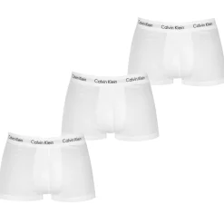 Underwear And Socks*Calvin Klein Mens 3 Pack Boxer Shorts in White