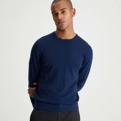 Knitwear*Calvin Klein Merino Wool Jumper in Navy