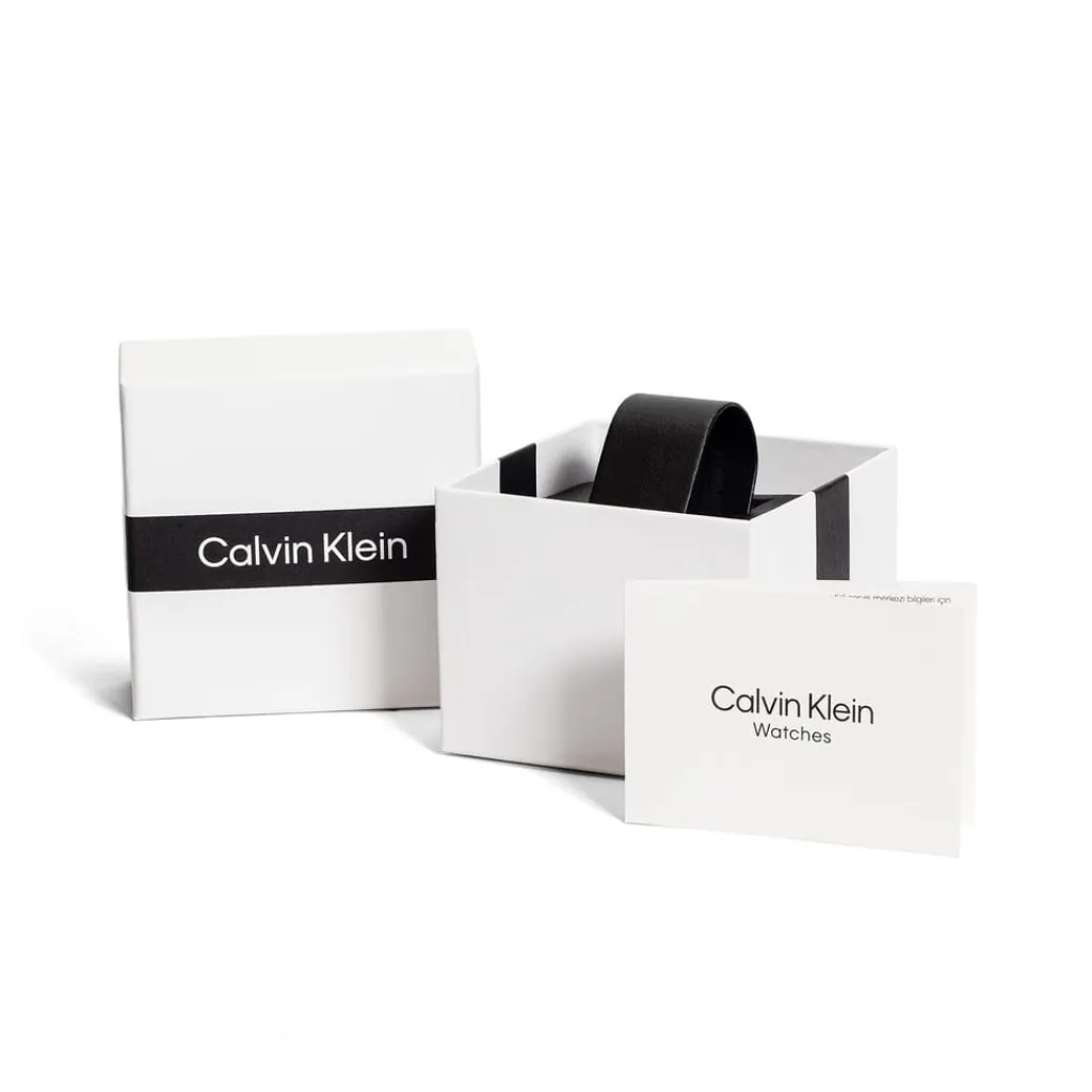 Jewellery-Watches*Calvin Klein Mesh Analogue Watch in Silver