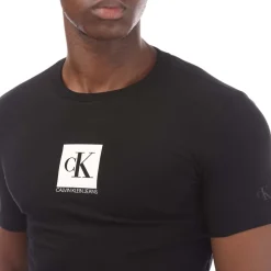 T-Shirts And Vests*Calvin Klein Monogram Logo T-Shirt in Black