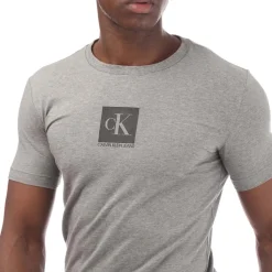 T-Shirts And Vests*Calvin Klein Monogram Logo T-Shirt in Grey