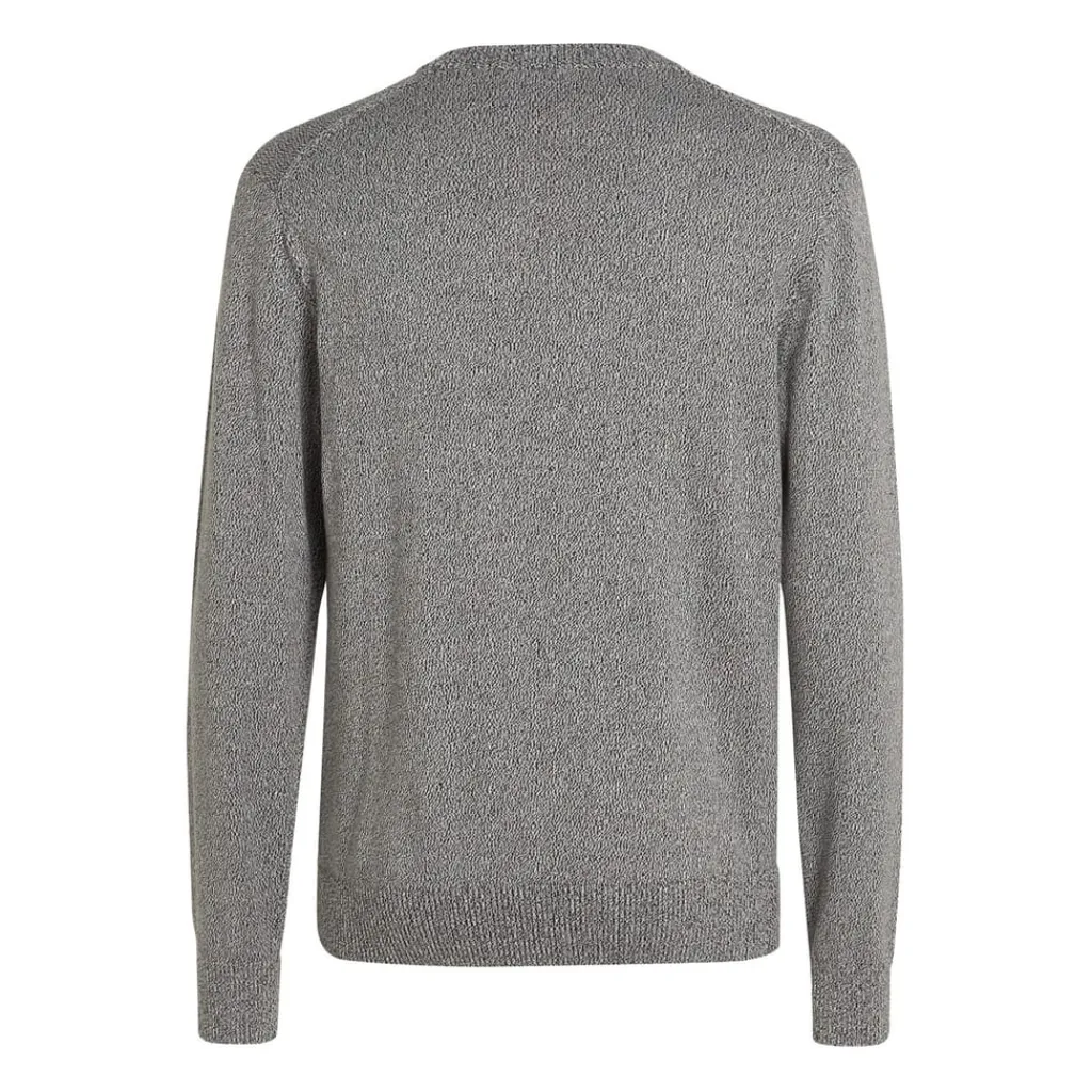 Knitwear*Calvin Klein Over Crew Neck Sweater in Black