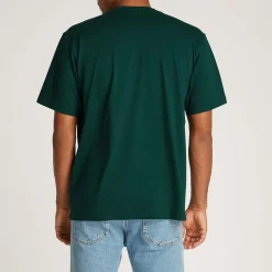 T-Shirts And Vests*Calvin Klein Woven Label Relaxed T-Shirt in Green