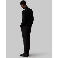 Knitwear*Calvin Klein Zip Sweater in Black