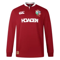 Fitness And Gym Tops*Canterbury British And Irish Lions 2024 Long Sleeve Classic Shirt Adults in Red