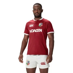 Fitness And Gym Tops*Canterbury British And Irish Lions 2024 Shirt Adults in Red