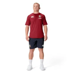 Fitness And Gym Tops*Canterbury British And Irish Lions Everest T-Shirt 2024 Adults in Red