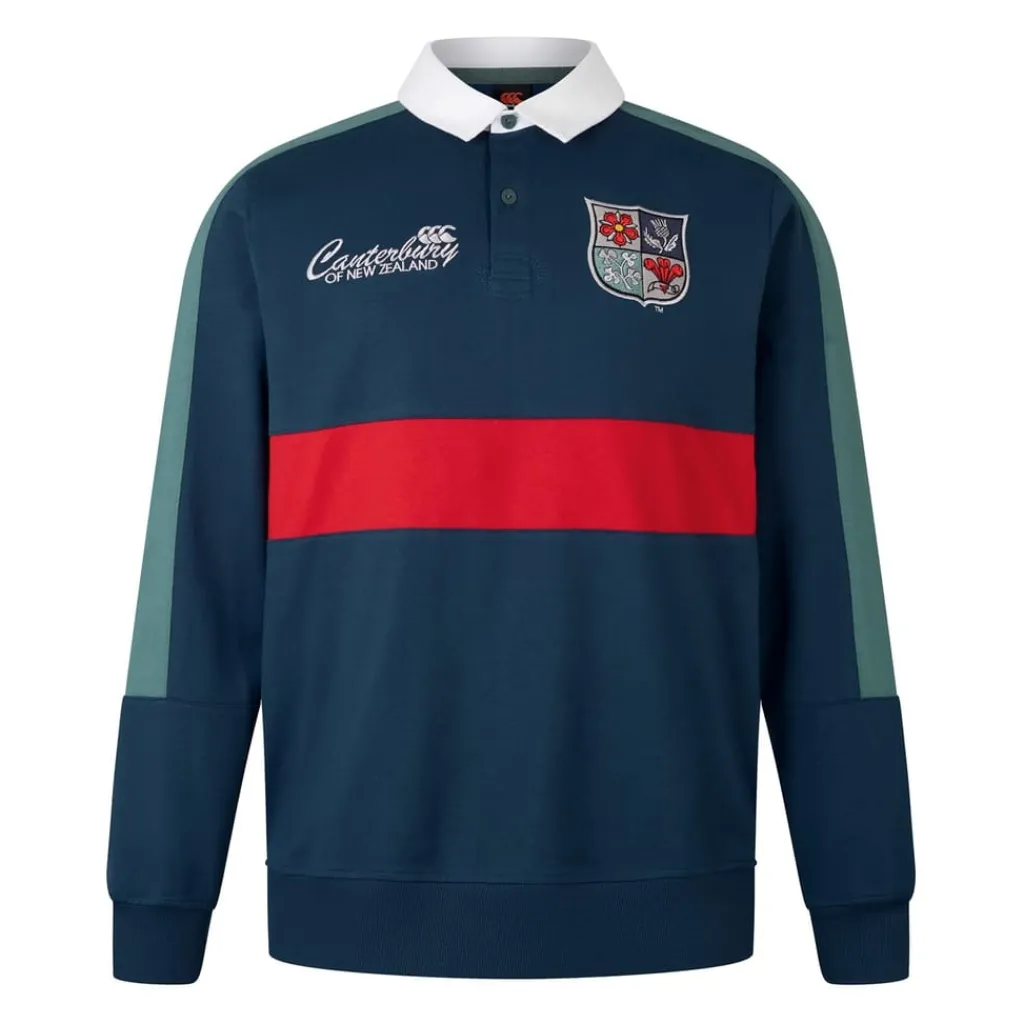 Fitness And Gym Tops*Canterbury Mens British And Irish Lions Heritage Shirt in Blue