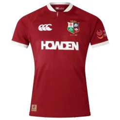 Fitness And Gym Tops*Canterbury Mens British And Irish Lions 2025 Authentic Shirt in Red