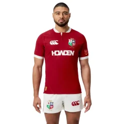 Fitness And Gym Tops*Canterbury Mens British And Irish Lions 2025 Authentic Shirt in Red