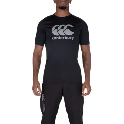 Fitness And Gymwear*Canterbury Mens Essential T-Shirt in Black