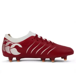 Boots*Canterbury Mens Phoenix 2 Pro Firm Ground Rugby Boots in Red