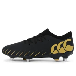 Boots*Canterbury Mens Speed Pro Soft Ground Rugby Boots in Black