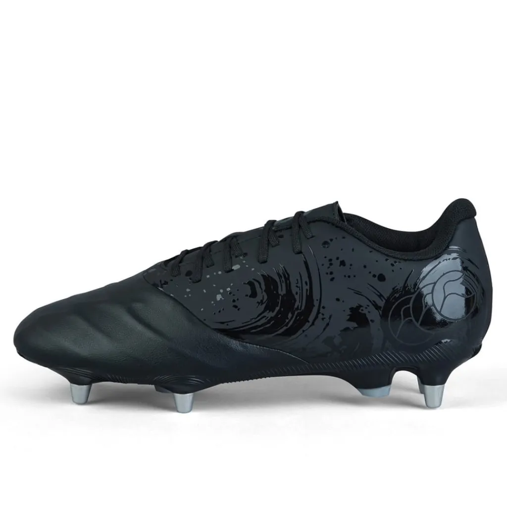 Boots*Canterbury Phoenix Team Soft Ground Rugby Boots in Black