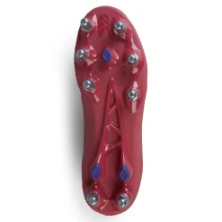 Boots*Canterbury Stampede Groundbreak Team Soft Ground Rugby Boots in Red